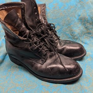 Biltrite black steel-toe boots